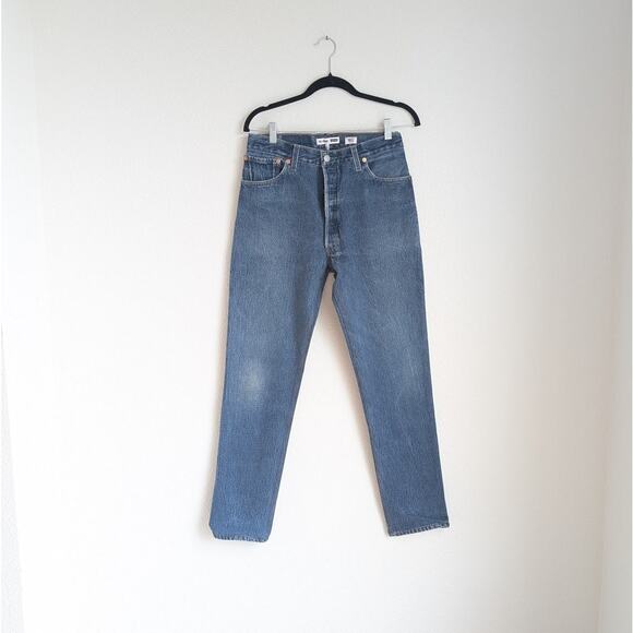 NWT Re/Done Levi's 1003HR Indigo Denim High-rise Skinny jeans, size 27 - Picture 1 of 11